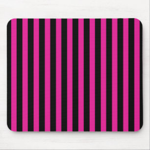 Fuchsia und schwarze Süßigkeiten Mousepad