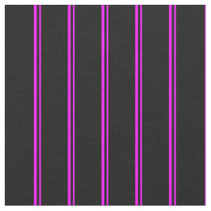 Fuchsia- und Schwarzweißmuster/Streifen Stoff