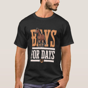 Fuchsien für Tage Pferdebesitzerin Mädchen Reitspo T-Shirt