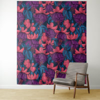 Fuchsien in blau und lila