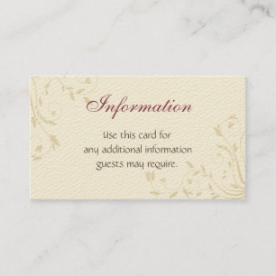 Fuchsien-Narzissen und Weizen Begleitkarte