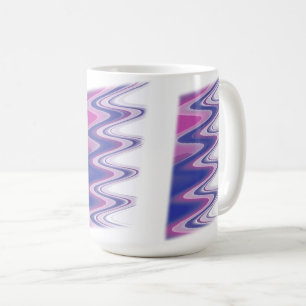 Fuchsienblau grau kaffeetasse