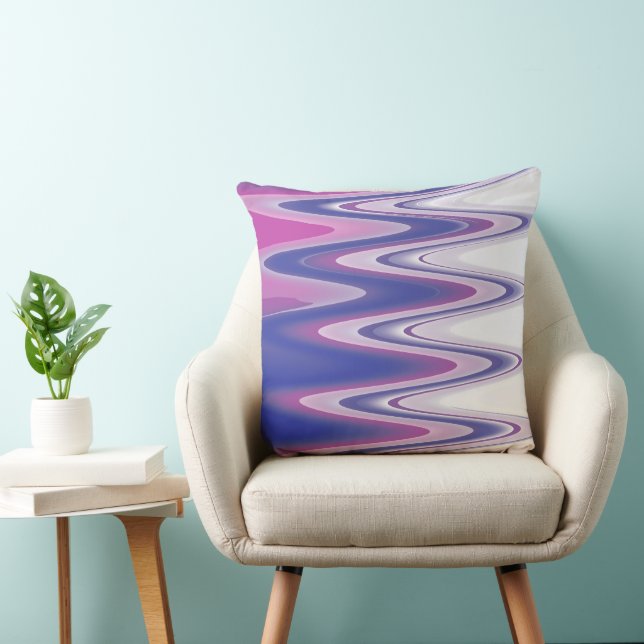 Fuchsienblau grau kissen (Stuhl )