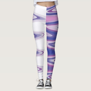 Fuchsienblau grau leggings
