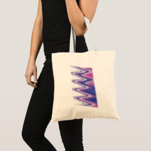Fuchsienblau grau tragetasche