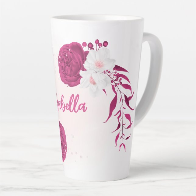 Fuchsienblüten botanisch  milchtasse (Rechte Ecke)