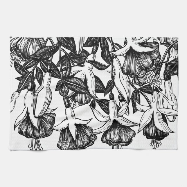 Fuchsigarten Geschirrtuch (Horizontal)