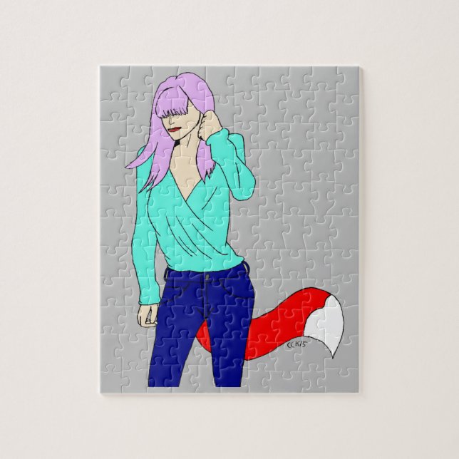 füchsisches Mädchen   Puzzle (Vertikal)