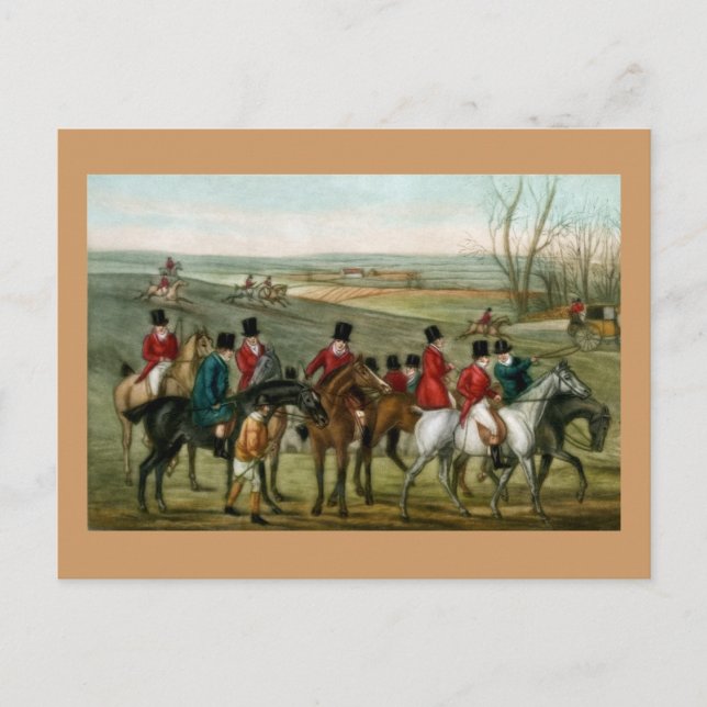 Fuchsjagd 2 postkarte (Vorderseite)