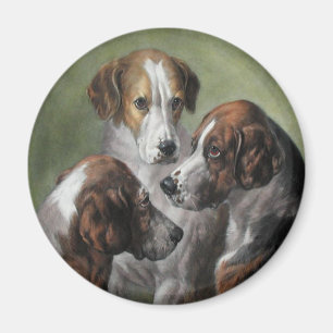 Fuchsjagd Hunde Magnet