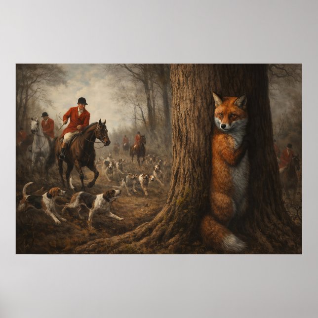 Fuchsjagd Poster (Vorne)