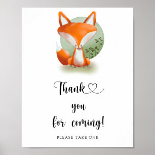 Fuchsjunges \ Vielen Dank fürs Kommen Poster