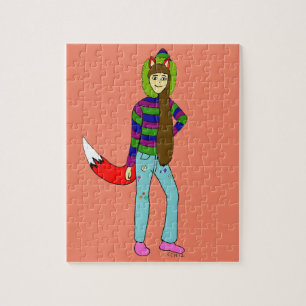 Fuchsmädchen Puzzle