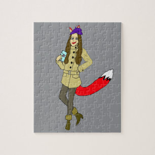 Fuchsmädchen Puzzle