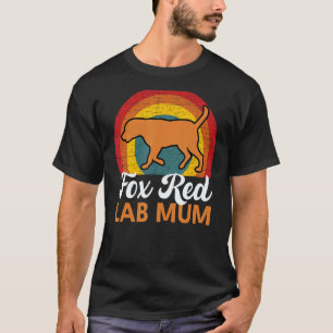 Fuchsroter Lab Mum Frauen Labrador Retriever Vinta T-Shirt