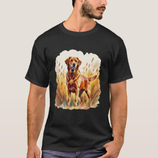 Fuchsroter Labrador Retriever Hund T-Shirt