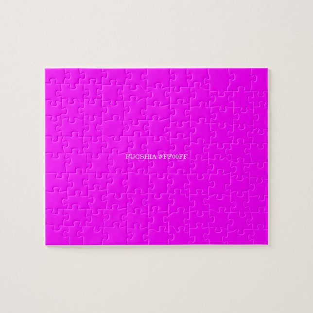 Fucshia Puzzle (Horizontal)