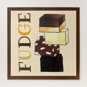 Fudge Stack Confection Confectionery Candy Süßigke Puzzle