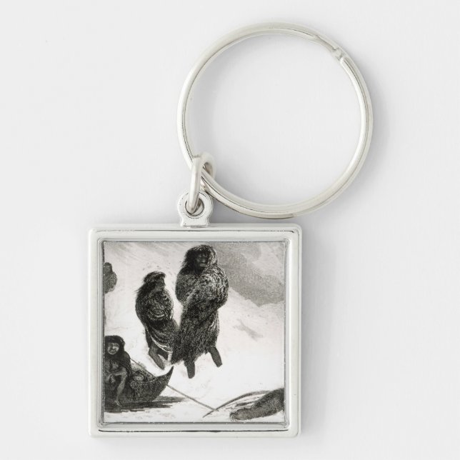 Fuegians, das geht, in Zapallos zu handeln Schlüsselanhänger (Vorne)