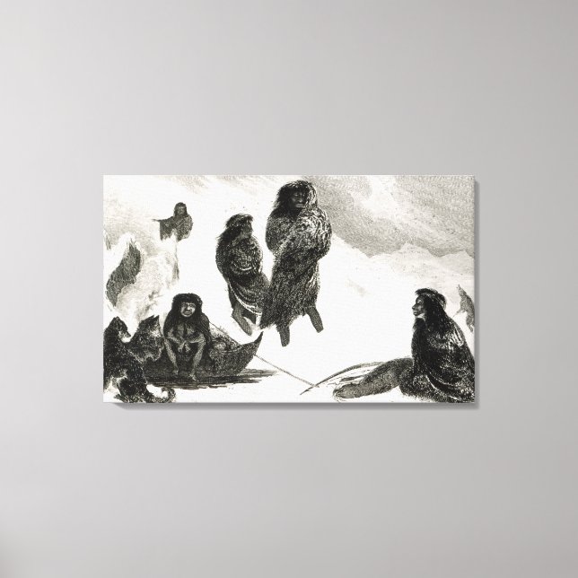 Fuegier handeln in Zapallos Leinwanddruck (Vorderseite)