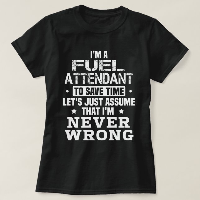 Fuel Attendant T-Shirt (Design vorne)