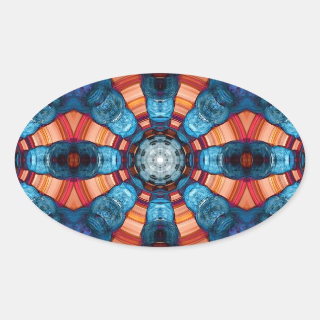 Fuel Rods Ovaler Aufkleber (Vorderseite)