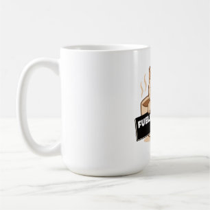 Fueled by Coffee and Cats Cute Sleepy Cat Design Kaffeetasse
