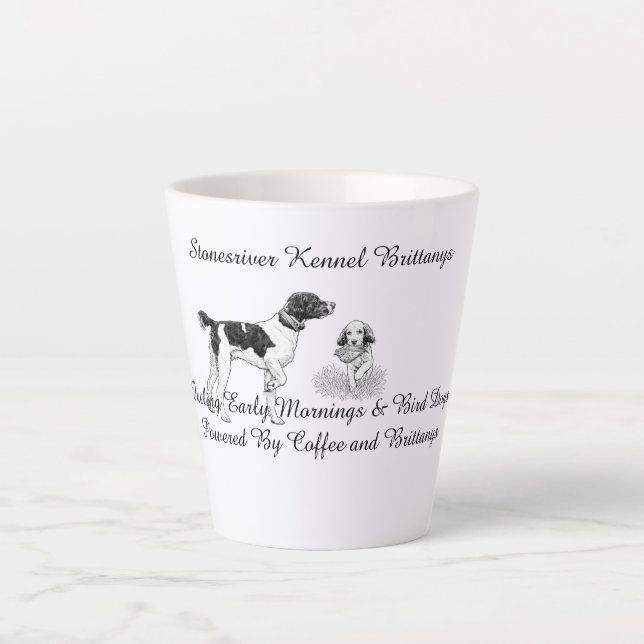 Fueling Early Mornings & Bird Dogs  Milchtasse (Vorderseite)