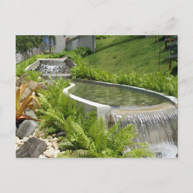 Fuente Castillo de los Niños Adjuntas Postkarte (Vorderseite)