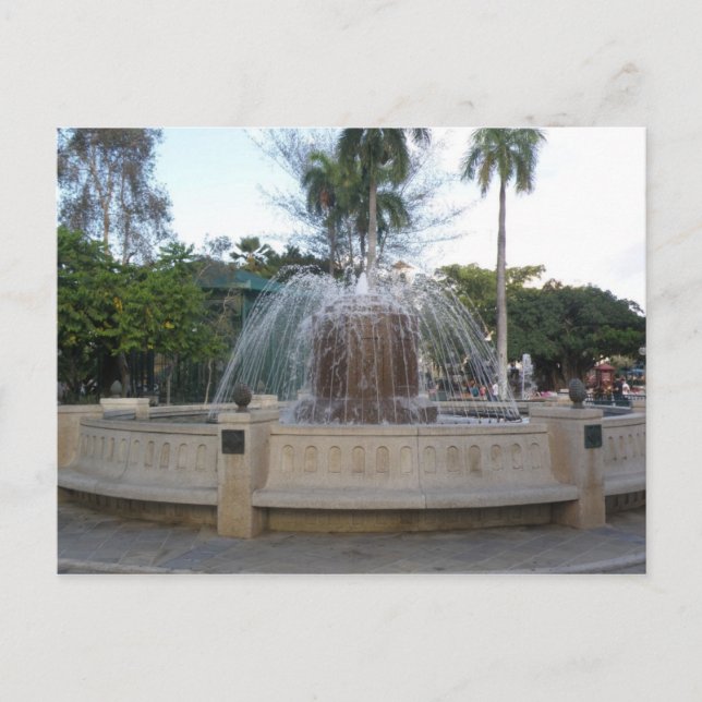 Fuente Plaza de Caguas Postkarte (Vorderseite)