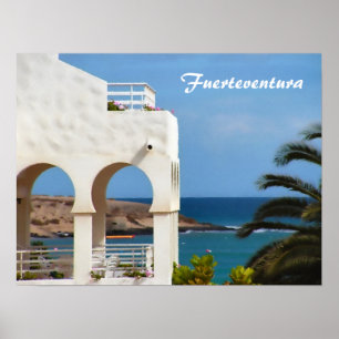Fuerteventura Karte Poster