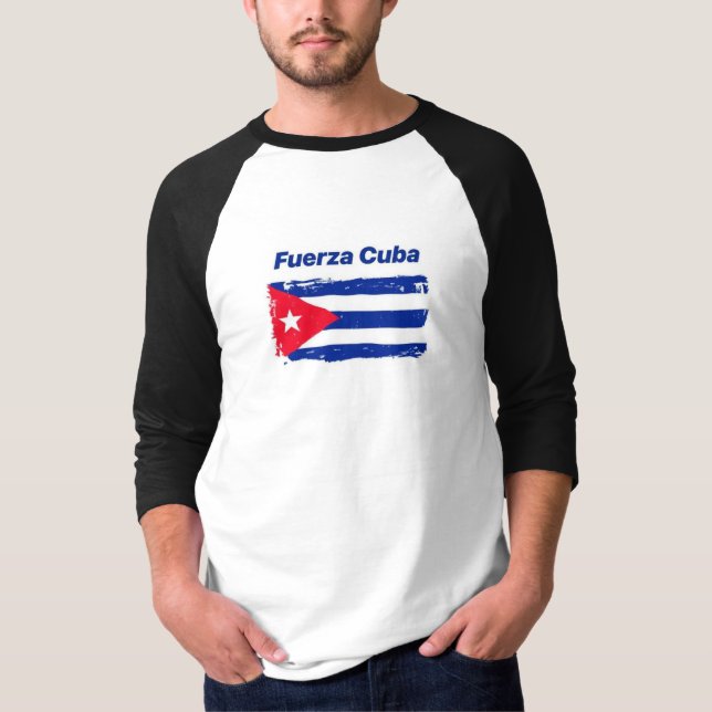 FUERZA CUBA LONG JERSEY T - SHIRT (Vorderseite)