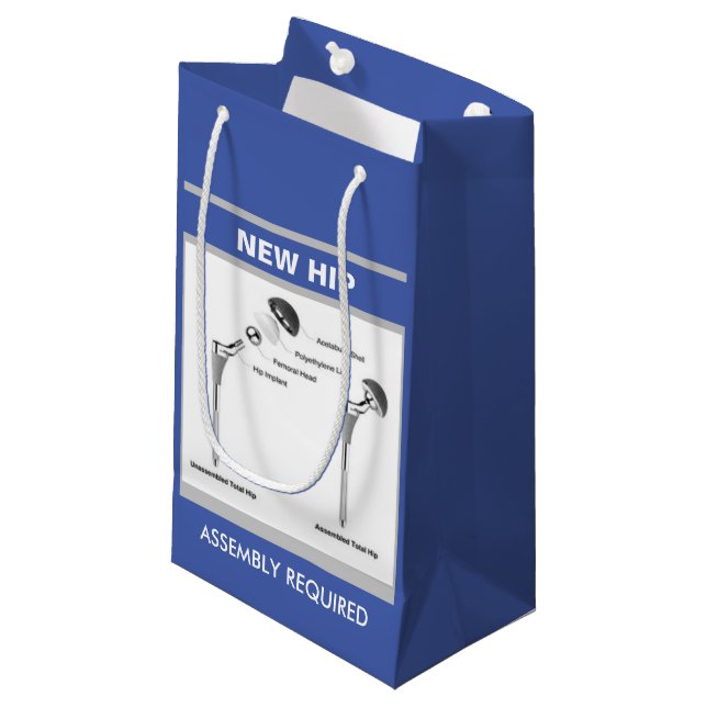 Fuge Angesagte Operation - Montage erforderlich Kleine Geschenktüte (Vorderseite Schrägansicht)