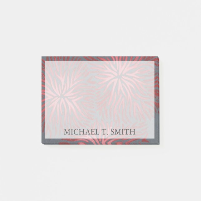 Füge Deinen Namen hinzu | 2-Up Dianthus II Post-it Klebezettel (Vorderseite)