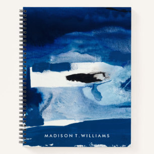 Füge Deinen Namen hinzu   Blue Amore II Notizbuch