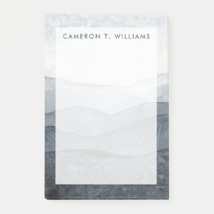 Füge Deinen Namen hinzu   Blustering Gray Valley Post-it Klebezettel