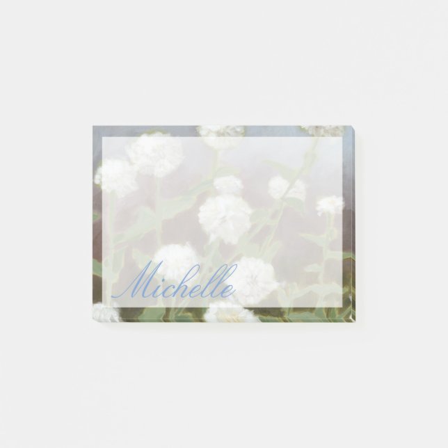 Füge Deinen Namen hinzu | Botanische Garten - Stud Post-it Klebezettel (Vorderseite)