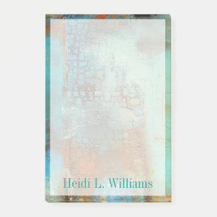 Füge Deinen Namen hinzu   Deja Blue Post-it Klebezettel