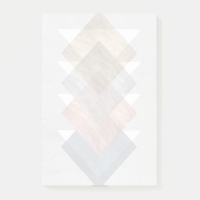 Füge Deinen Namen hinzu | Diamond Align I Post-it Klebezettel (Vorderseite)