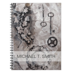 Füge Deinen Namen hinzu   Juxtaposition II Notizblock