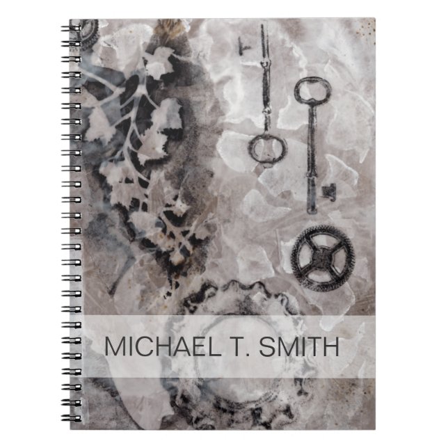 Füge Deinen Namen hinzu | Juxtaposition II Notizblock (Vorderseite)