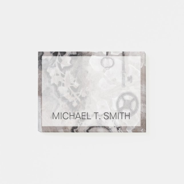 Füge Deinen Namen hinzu | Juxtaposition II Post-it Klebezettel (Vorderseite)