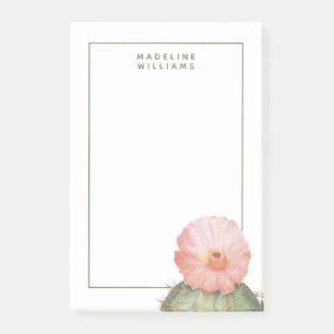 Füge Deinen Namen hinzu   Kakteen Post-it Klebezettel