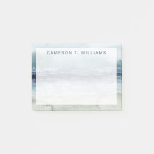 Füge Deinen Namen hinzu   Marinernebel - Küstenlin Post-it Klebezettel