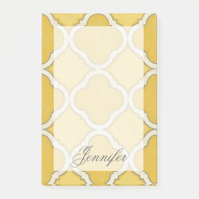 Füge Deinen Namen hinzu | Marktmotive I Post-it Klebezettel (Vorderseite)