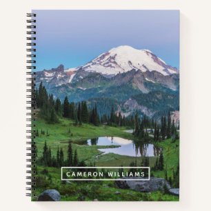 Füge Deinen Namen hinzu   Nationalpark Mount Raini Notizbuch