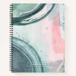 Füge Deinen Namen hinzu   Pastel Scribe - Aquarel Notizbuch