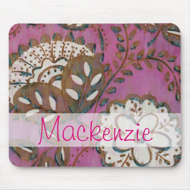 Füge Deinen Namen hinzu | Radiant Ornament I Mousepad (Vorne)