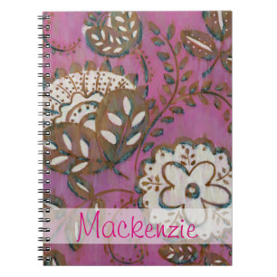 Füge Deinen Namen hinzu Radiant Ornament I Notizblock