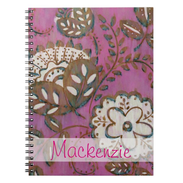 Füge Deinen Namen hinzu | Radiant Ornament I Notizblock (Vorderseite)